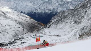 Die Österreicherin Julia Scheib feierte in Sölden ihren ersten Weltcup-Sieg.