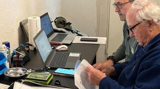 Hilfe beim Online-Banking.