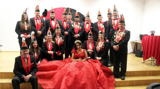 Die Phoenixe feiern die Eröffnung ihrer Kampagne im Josefshaus. Im Mittelpunkt: Stadtprinzessin Shiva I.