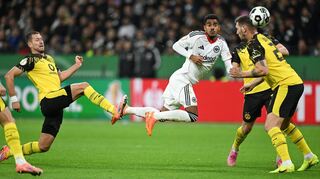 Eintracht Frankfurt und Borussia Dortmund lieferten sich einen Pokal-Fight.