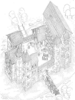 Ende des 15. Jahrhunderts entwickelte sich das Schloss Schwetzingen weiter.