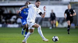 Pascal Testroet - hier beim 1:0 gegen den FC Bayern Alzenau - könnte mit dem SV Sandhausen beim Tabellenletzten Schott Mainz drei weitere wichtige Punkte gegen den Abstieg einsammeln.