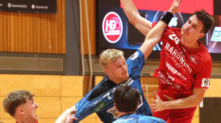 Thorsten Micke spielt bei der HG Oftersheim/Schwetzingen eigentlich nur noch in der zweiten Mannschaft, im Drittliga-Spiel gegen Horkheim zeigte, er dass er noch nichts verlernt hat