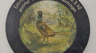 Die Schießscheibe von 1940 ist das Objekt des Monats November.