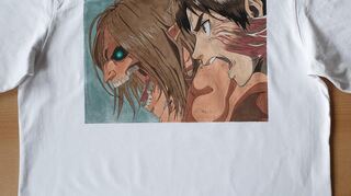 Die Motive auf ihren selbstbemalten T-Shirts wurden immer komplexer