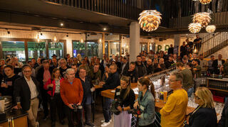 Das Welde Brauhaus war sehr gut gefüllt zum Bockbieranstich.