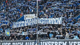 Fanproteste bei der TSG Hoffenheim gegen Spielerberater Roger Wittmann