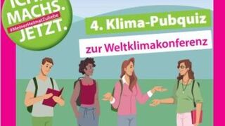 Das Plakat zum Pubquiz in Schwetzingen.