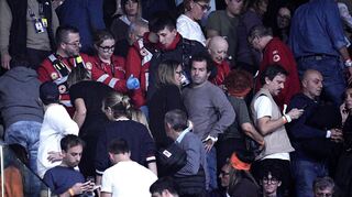 Auf der Tribüne gab es einen medizinischen Zwischenfall