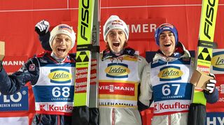 Die Österreicher hatten am Samstag mächtig Grund zur Freude.