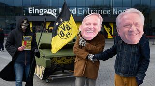 Vor der Mitgliederversammlung gab es erneut Kritik am Werbedeal mit dem Rüstungskonzern Rheinmetall