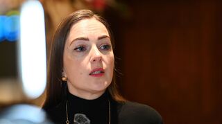 Olexandra Matwijtschuk und ihre Menschenrechtsorganisation Center for Civil Liberties haben 2022 mit Aktivisten aus Belarus und Russland den Friedensnobelpreis bekommen.